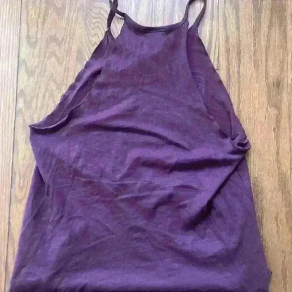 Victoria's Secret Pink Sequin Ombre Logo Spellout Tank Top Burgundy Size XS - Picture 6 of 8